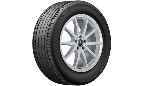 Колесный диск 8,5J×19 ET55 для Mercedes-Benz GLE 167, передняя ось, серебристый Vanadium Silver, 10 спиц — фото 2