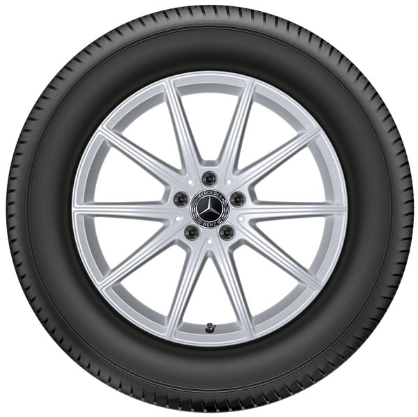 Колесный диск 8,5J×19 ET55 для Mercedes-Benz GLE 167, передняя ось, серебристый Vanadium Silver, 10 спиц — фото 3