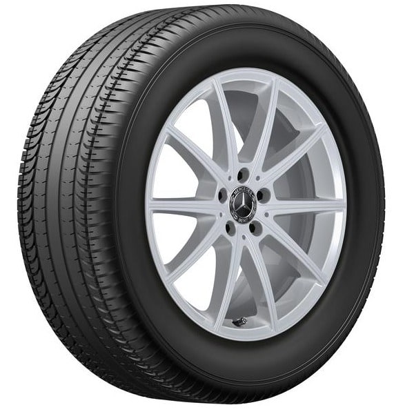 Колесный диск 8,5J×19 ET42 для Mercedes-Benz GLE 167, задняя ось, серебристый Vanadium Silver, 10 спиц — фото 1