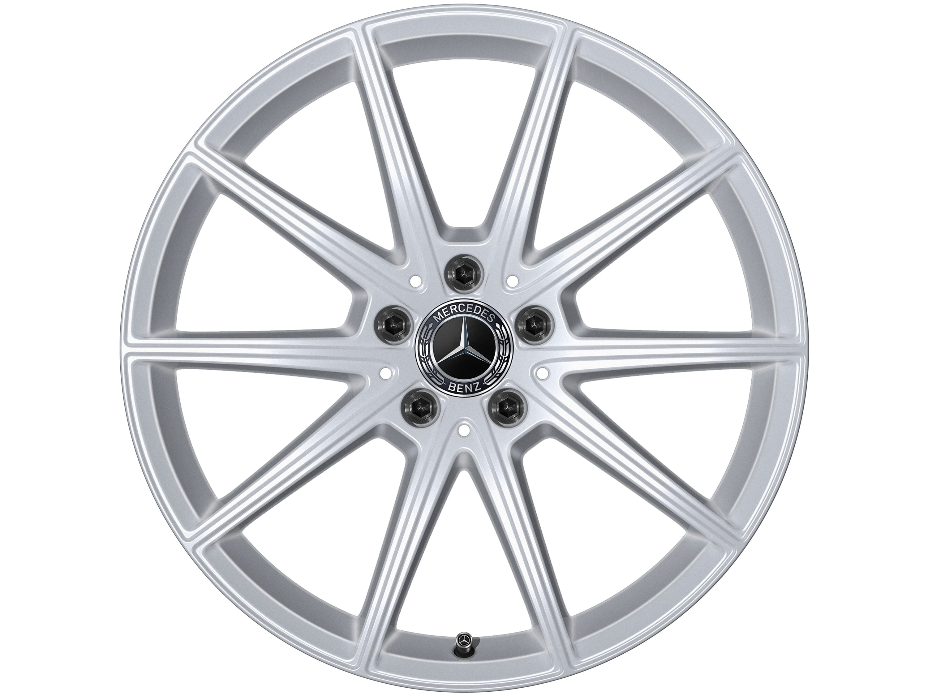 Колесный диск 8,5J×19 ET42 для Mercedes-Benz GLE 167, задняя ось, серебристый Vanadium Silver, 10 спиц — фото 3
