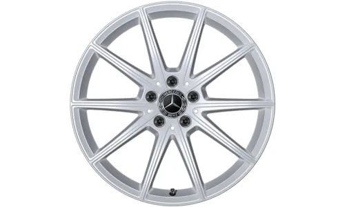 Колесный диск 8,5J×19 ET42 для Mercedes-Benz GLE 167, задняя ось, серебристый Vanadium Silver, 10 спиц — фото 3