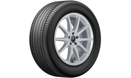Колесный диск 8,5J×19 ET42 для Mercedes-Benz GLE 167, задняя ось, серебристый Vanadium Silver, 10 спиц — фото 4