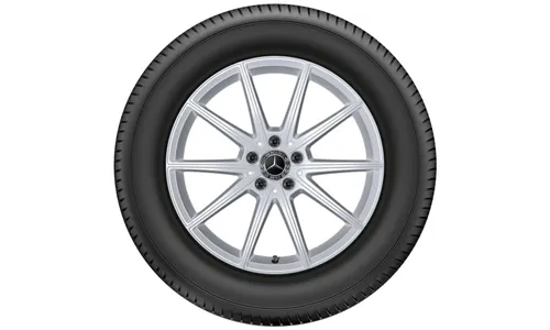 Колесный диск 8,5J×19 ET42 для Mercedes-Benz GLE 167, задняя ось, серебристый Vanadium Silver, 10 спиц — фото 5