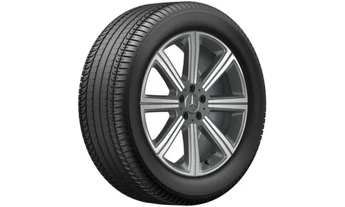 Колесный диск 8,5J×20 ET62,5 для Mercedes-Benz GLS 167, передняя и задняя оси, серый Himalaya, 8 спиц — фото 2