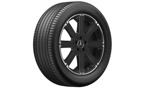 Колесный диск 8,5J×20 ET62,5 для Mercedes-Benz GLS 167, передняя и задняя оси, черный, 8 спиц — фото 2