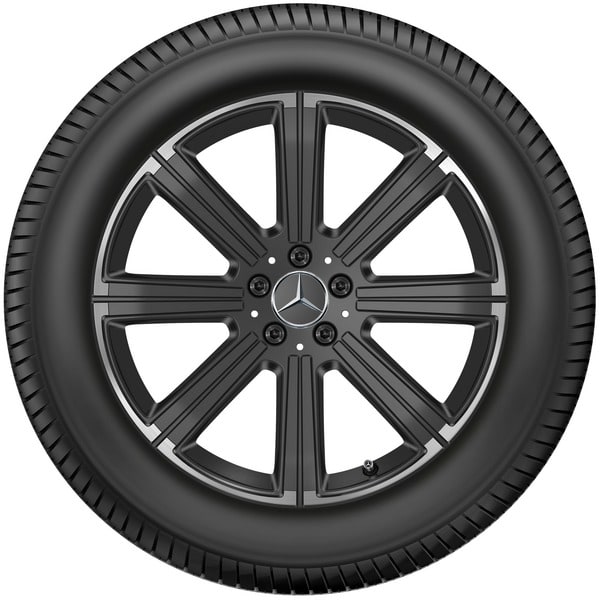 Колесный диск 8,5J×20 ET62,5 для Mercedes-Benz GLS 167, передняя и задняя оси, черный, 8 спиц — фото 3