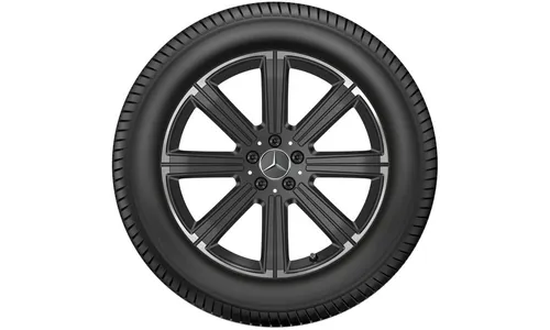 Колесный диск 8,5J×20 ET62,5 для Mercedes-Benz GLS 167, передняя и задняя оси, черный, 8 спиц — фото 3