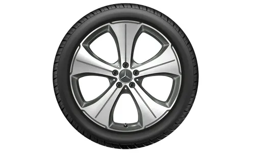 Колесный диск 10J×21 ET62,5 для Mercedes-Benz GLS 167, передняя ось, серый Himalaya — фото 3