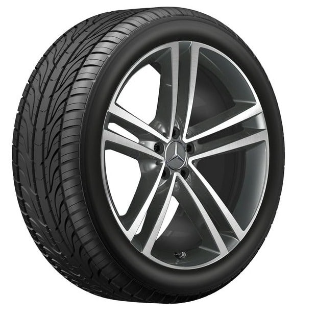 Колесный диск 11J×21 ET49 для Mercedes-Benz GLE 167, задняя ось, серый Himalaya — фото 2