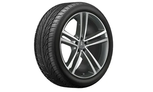 Колесный диск 11J×21 ET49 для Mercedes-Benz GLE 167, задняя ось, серый Himalaya — фото 2