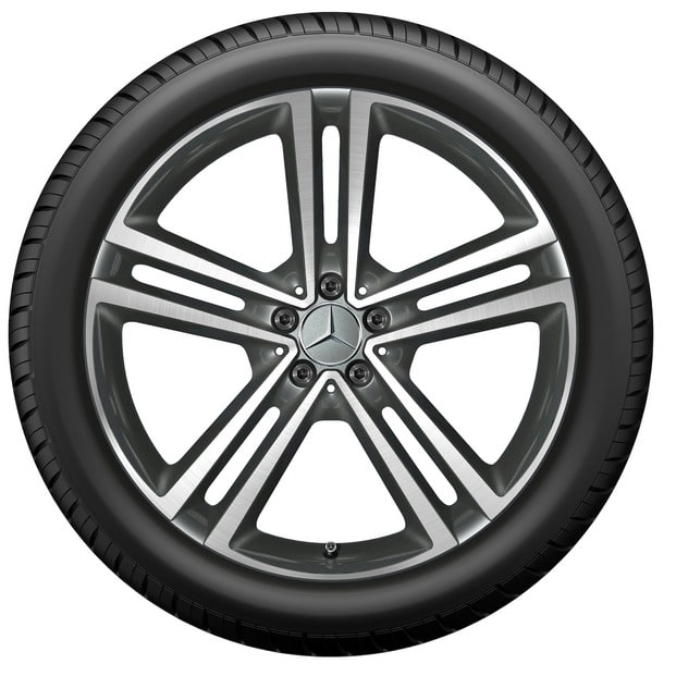 Колесный диск 11J×21 ET49 для Mercedes-Benz GLE 167, задняя ось, серый Himalaya — фото 3