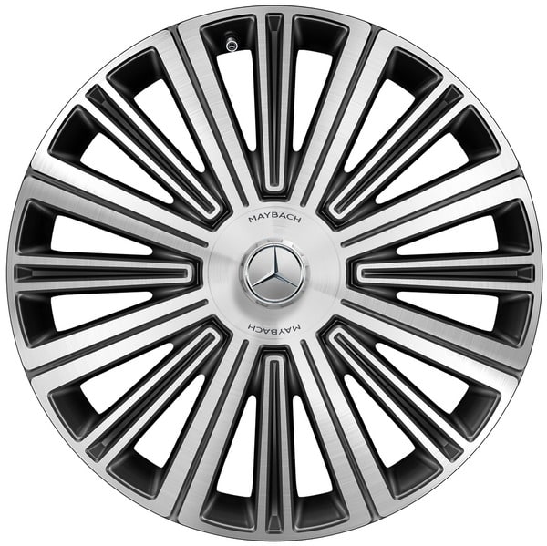 Колесный диск 11,5J×22 ET47 для Mercedes-Benz GL 167 / GLS 167, задняя ось, черный, с алмазной проточкой, многоспицевый — фото 1