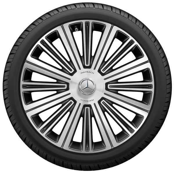 Колесный диск 11,5J×22 ET47 для Mercedes-Benz GL 167 / GLS 167, задняя ось, черный, с алмазной проточкой, многоспицевый — фото 3