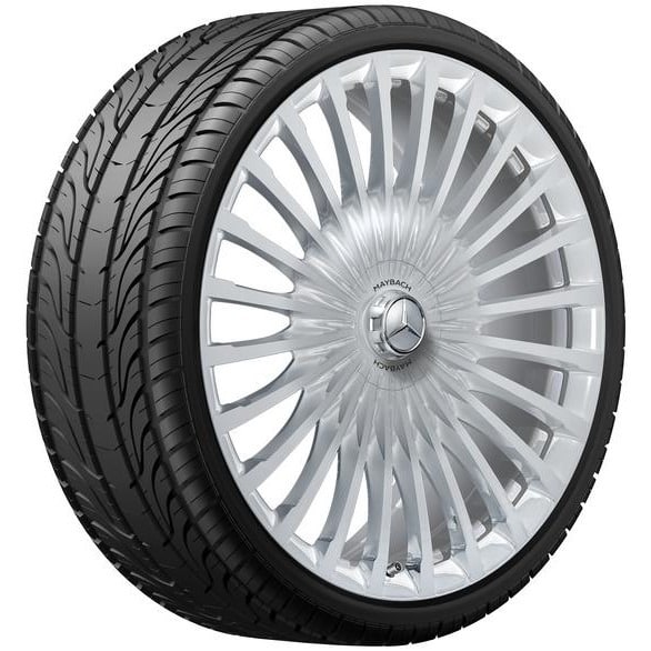 Колесный диск 11,5J×23 ET47 для Mercedes-Benz GLS 167, задняя ось, серебристый, многоспицевый — фото 2