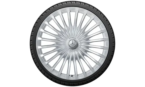 Колесный диск 11,5J×23 ET47 для Mercedes-Benz GLS 167, задняя ось, серебристый, многоспицевый — фото 3