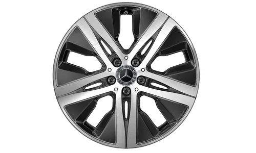 Колесный диск 8J×19 ET61 для Mercedes-Benz GLE 167, передняя и задняя оси, черный, с алмазной проточкой — фото 1