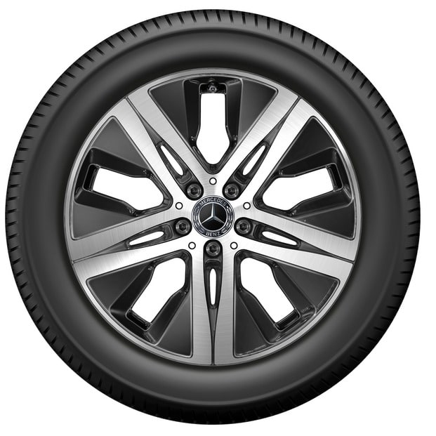 Колесный диск 8J×19 ET61 для Mercedes-Benz GLE 167, передняя и задняя оси, черный, с алмазной проточкой — фото 2