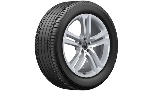 Колесный диск 8,5J×20 ET42 для Mercedes-Benz GLE 167, задняя ось, серебристый Vanadium Silver, 5 двойных спиц — фото 2
