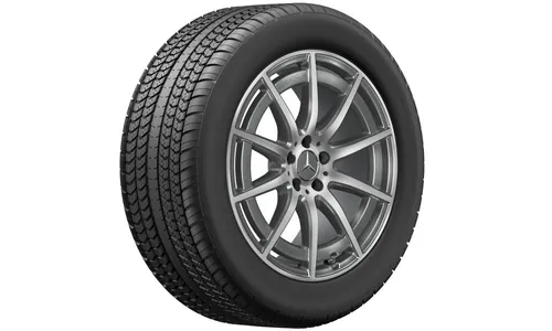 Колесный диск AMG 9,5J×20 ET57 для Mercedes-Benz GLE 167, передняя ось, серый Tantal, кромка обода с алмазной проточкой, 10 спиц — фото 3