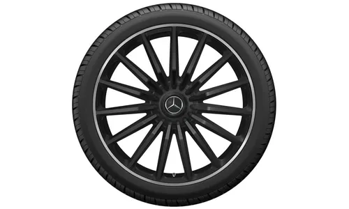 Колесный диск AMG 11,5J×22 ET47 для Mercedes-Benz GLS 167, задняя ось, черный, матовый, многоспицевый — фото 3