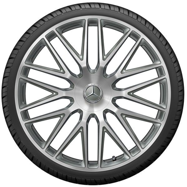 Колесный диск AMG 10J×23 ET45 для Mercedes-Benz GLS 167, передняя ось, титаново-серый — фото 4