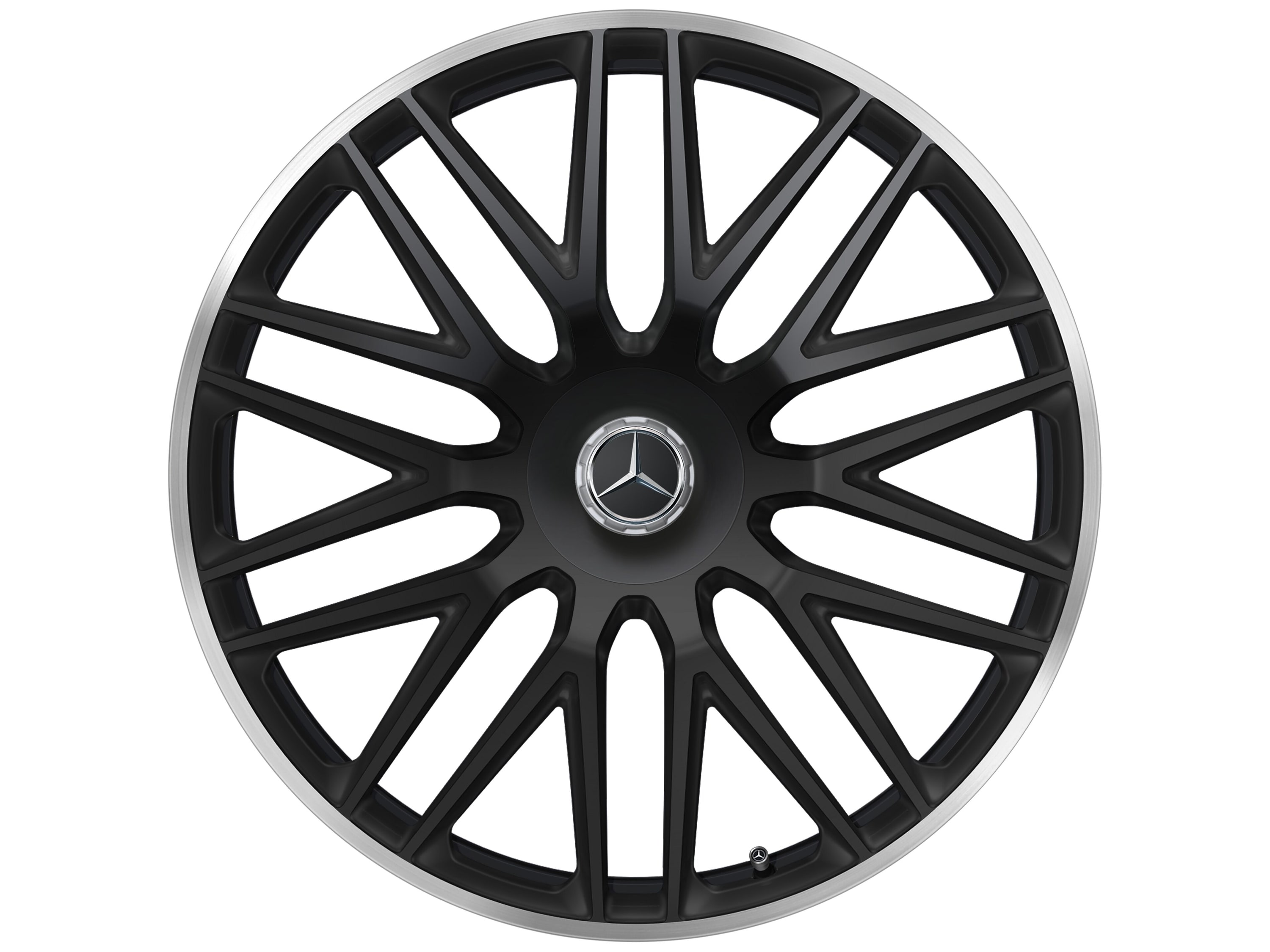 Колесный диск AMG 10J×23 ET45 для Mercedes-Benz GLS 167, передняя ось, черный, матовый — фото 3