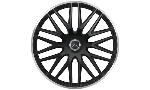 Колесный диск AMG 10J×23 ET45 для Mercedes-Benz GLS 167, передняя ось, черный, матовый — фото 3