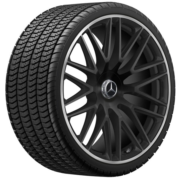 Колесный диск AMG 11,5J×23 ET47 для Mercedes-Benz GLS 167, задняя ось, черный, матовый — фото 3