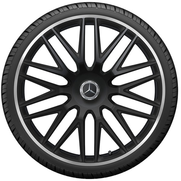 Колесный диск AMG 11,5J×23 ET47 для Mercedes-Benz GLS 167, задняя ось, черный, матовый — фото 4
