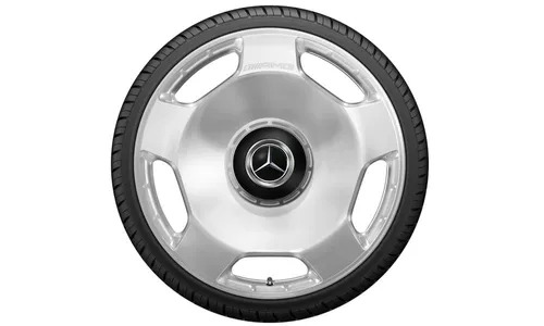 Колесный диск AMG 11,5J×23 ET47 для Mercedes-Benz GLS 167, задняя ось, серебристый, 5 декоративных отверстий — фото 4
