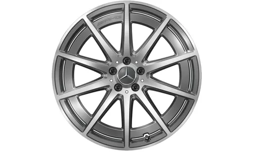Колесный диск AMG 9J×21 ET36 для Mercedes-Benz GLS 167, задняя ось, серый Tantal, 10 спиц — фото 1