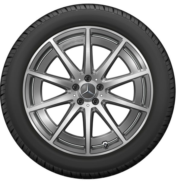 Колесный диск AMG 9J×21 ET36 для Mercedes-Benz GLS 167, задняя ось, серый Tantal, 10 спиц — фото 3