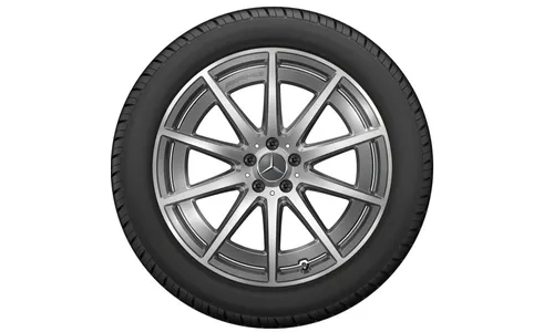 Колесный диск AMG 9J×21 ET36 для Mercedes-Benz GLS 167, задняя ось, серый Tantal, 10 спиц — фото 3