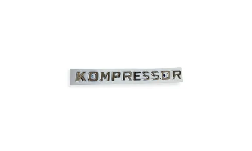 Хромированная эмблема Kompressor на крыло, Mercedes-Benz SLK R170 — фото 1