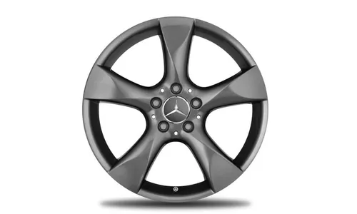 Колесный диск 7,5J×18 ET42 для Mercedes-Benz SLK / SLC 172, передняя и задняя оси, серый металлик Tremolite, 5 спиц — фото 1
