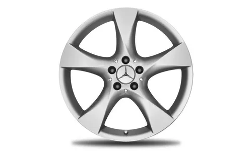 Колесный диск 7,5J×18 ET42 для Mercedes-Benz SLK 172 / SLC 172, передняя и задняя оси, титаново-серебристый, 5 спиц — фото 1