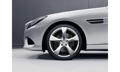 Колесный диск 8,5J×18 ET36 для Mercedes-Benz R172, задняя ось, титаново-серебристый — фото 3