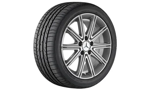 Колесный диск 7,5J×17 ET42 для Mercedes-Benz R172, передняя и задняя оси, палладиево-серебристый, 10 спиц — фото 1