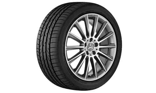 Колесный диск AMG 8J×18 ET43 для Mercedes-Benz SLK / SLC 172, передняя ось, титаново-серый, многоспицевый — фото 2