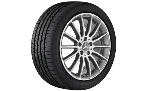 Колесный диск 7,5J×18 ET52 для Mercedes-Benz W176/W246/C117, передняя и задняя оси, титаново-серый — фото 1