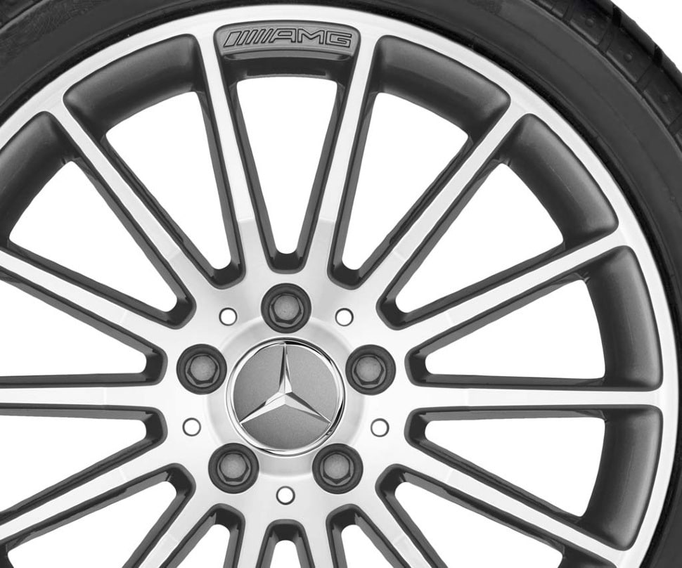 Колесный диск 7,5J×18 ET52 для Mercedes-Benz W176/W246/C117, передняя и задняя оси, титаново-серый — фото 3