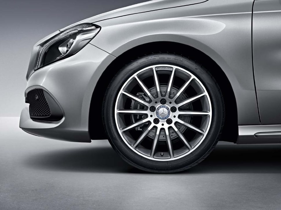Колесный диск 7,5J×18 ET52 для Mercedes-Benz W176/W246/C117, передняя и задняя оси, титаново-серый — фото 4
