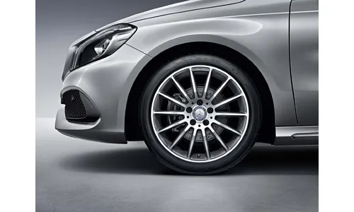 Колесный диск 7,5J×18 ET52 для Mercedes-Benz W176/W246/C117, передняя и задняя оси, титаново-серый — фото 4