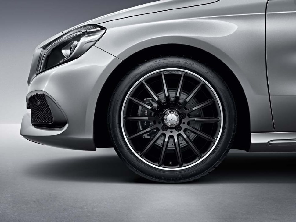 Колесный диск 7,5J×18 ET52 для Mercedes-Benz W176/W246/C117, передняя и задняя оси, чёрный — фото 4