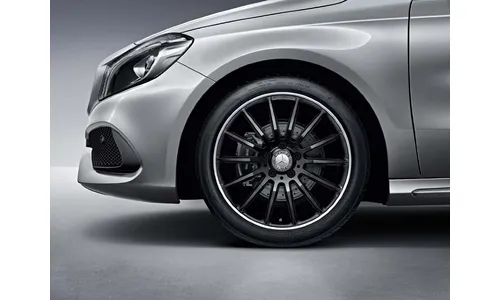 Колесный диск 7,5J×18 ET52 для Mercedes-Benz W176/W246/C117, передняя и задняя оси, чёрный — фото 4