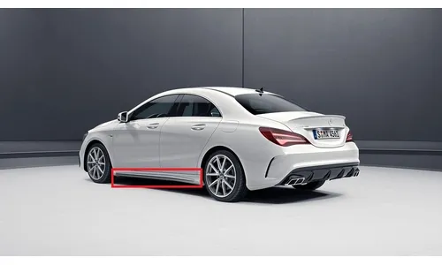 Правая декоративная планка порога AMG, Mercedes-Benz A-class W176 / CLA C117 — фото 3