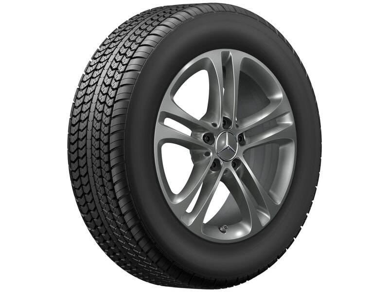 Колесный диск 6,5J×17 ET44 для Mercedes-Benz W177/W247/C118/H247/X247, передняя и задняя оси, гималайский серый — фото 2