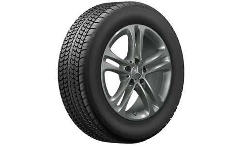 Колесный диск 6,5J×17 ET44 для Mercedes-Benz W177/W247/C118/H247/X247, передняя и задняя оси, гималайский серый — фото 2