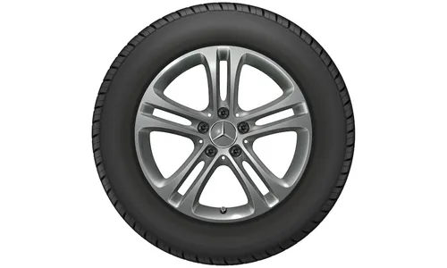 Колесный диск 6,5J×17 ET44 для Mercedes-Benz W177/W247/C118/H247/X247, передняя и задняя оси, гималайский серый — фото 3