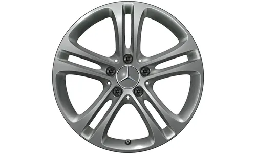 Колесный диск 6,5J×17 ET44 для Mercedes-Benz W177/W247/C118/H247/X247, передняя и задняя оси, гималайский серый — фото 4